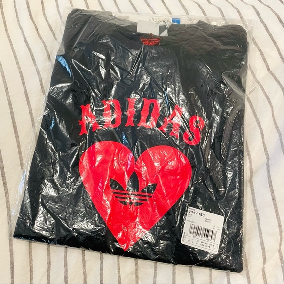 Limited edition! Adidas VDAY Playing Card Inspired Tee Black XS - Picture 5 of 6